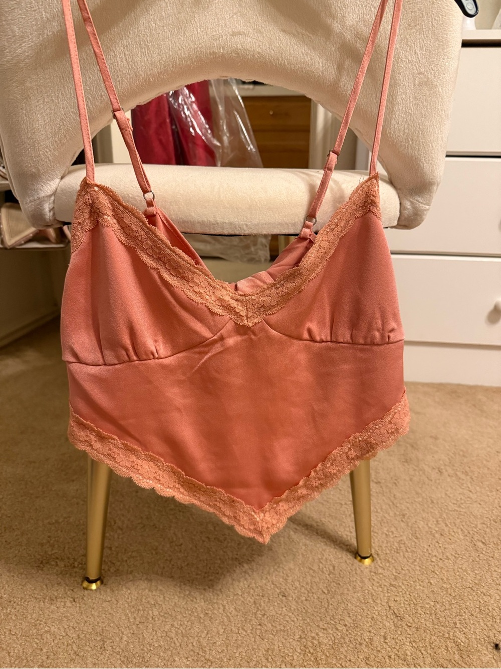 Forever 21 Lace-Trim Cami Top